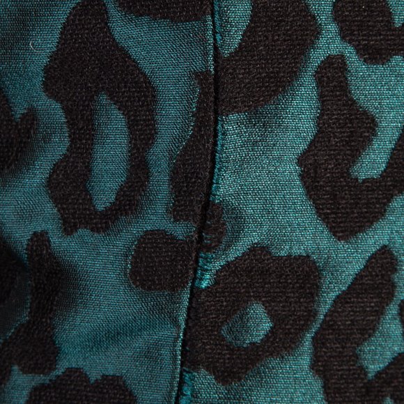 Maggy London Teal Leopard Print Dress - Picture 10 of 11